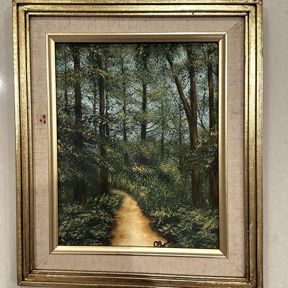 VNT🖼️Orlando Bosch, Titled: “Claro en el Bosque” No 17 - Picture 2 of 9